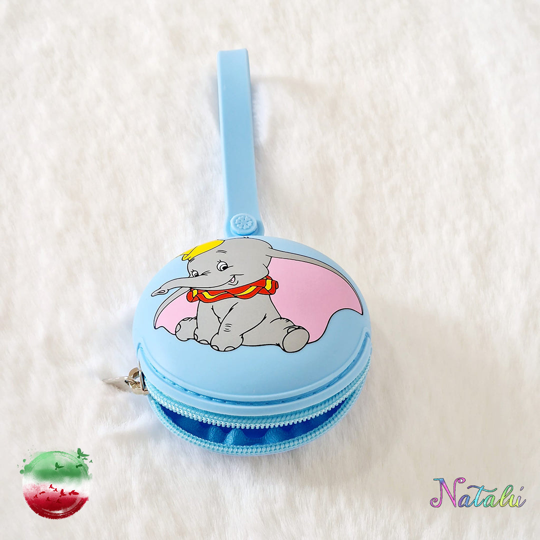 Dumbo Blue Silicone Pacifier Case