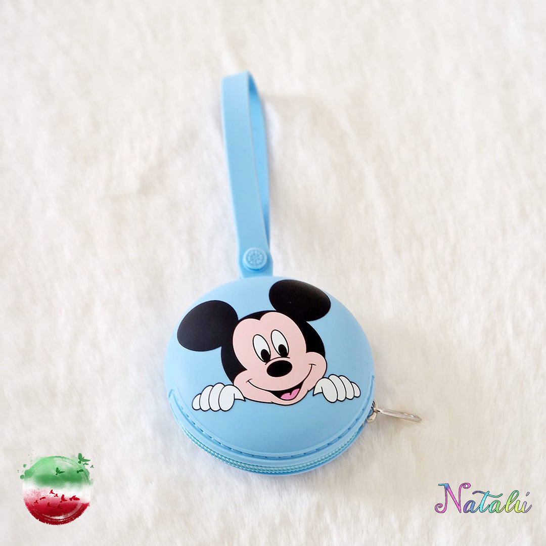 Blue Mickey Mouse Silicone Pacifier Case