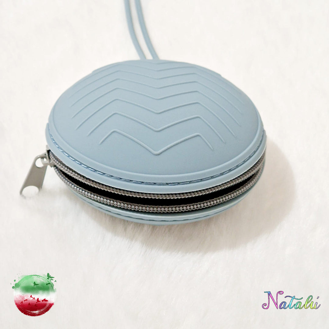 Blue Silicone Pacifier Case