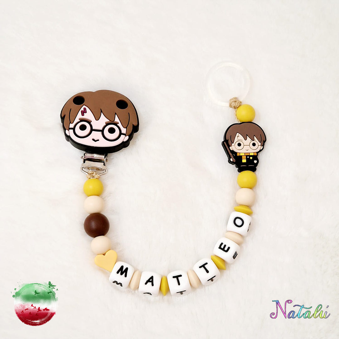 Personalisierte Harry Potter Schnullerkette
