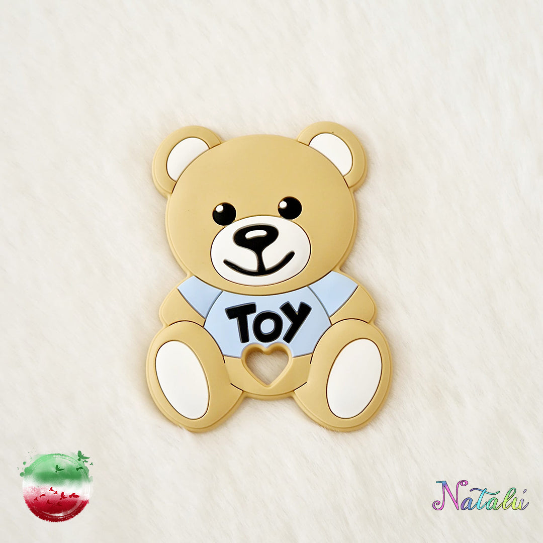 Personalized Moschino Cream Pacifier Chain