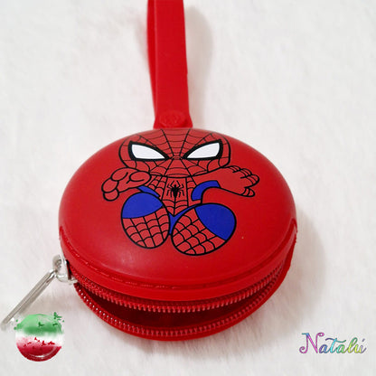 Étui à sucette en silicone Spiderman