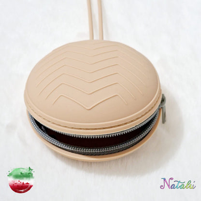 Cream Silicone Pacifier Case