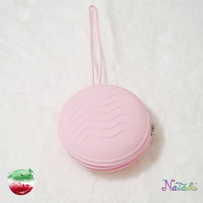 Pink Silicone Pacifier Case