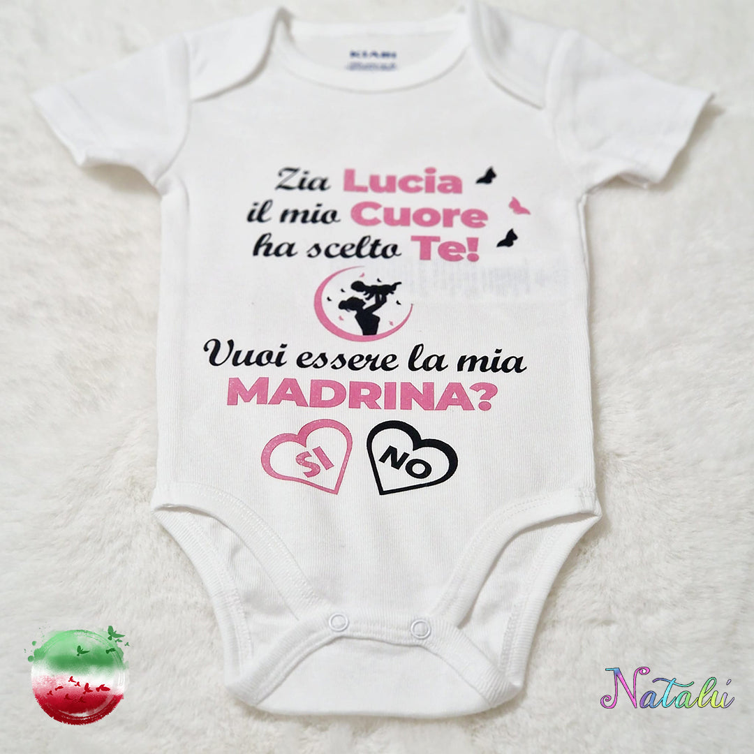 Body personnalisé pour enfant - Marraine Rose