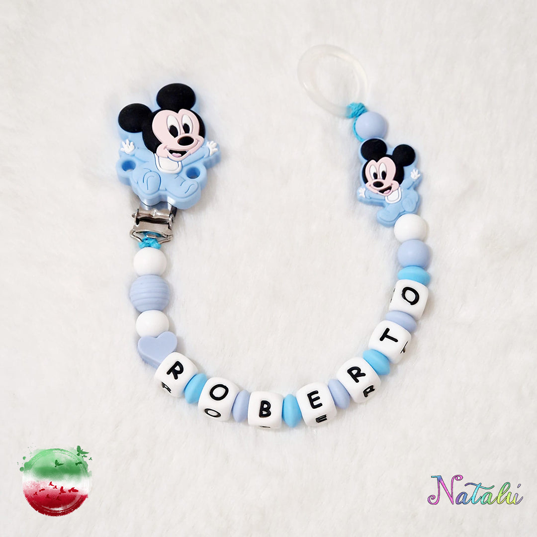 Personalized Mickey Mouse Sweet Pacifier Chain