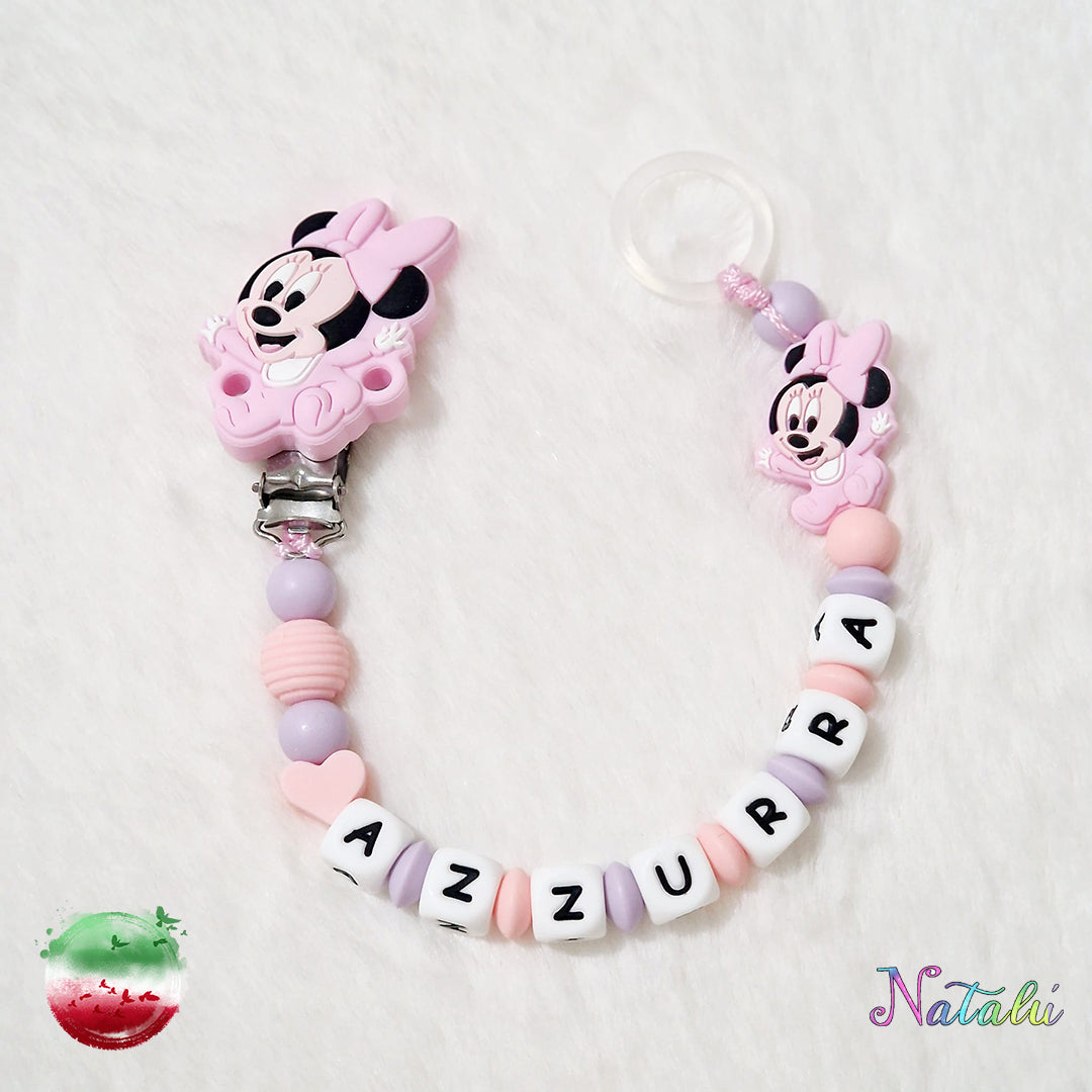 Personalized Minnie Sweet Pacifier Chain