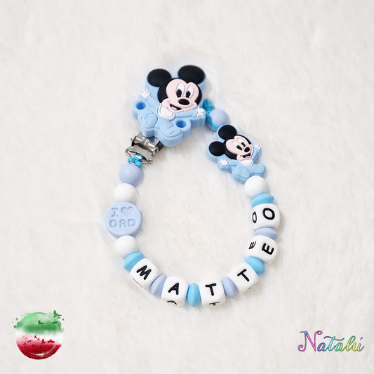 Personalized Mickey Mouse Sweet Pacifier Chain