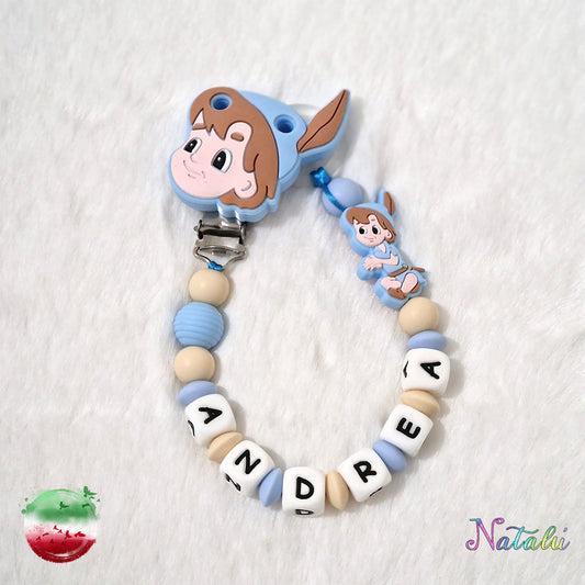 Personalized Peter Pan Pacifier Chain