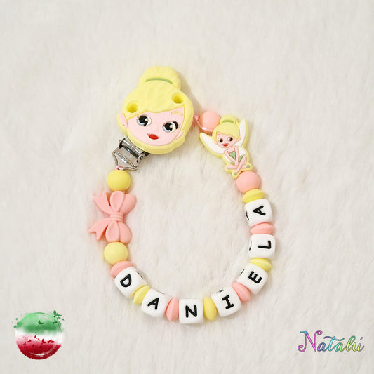 Personalized Tinker Bell Pacifier Chain