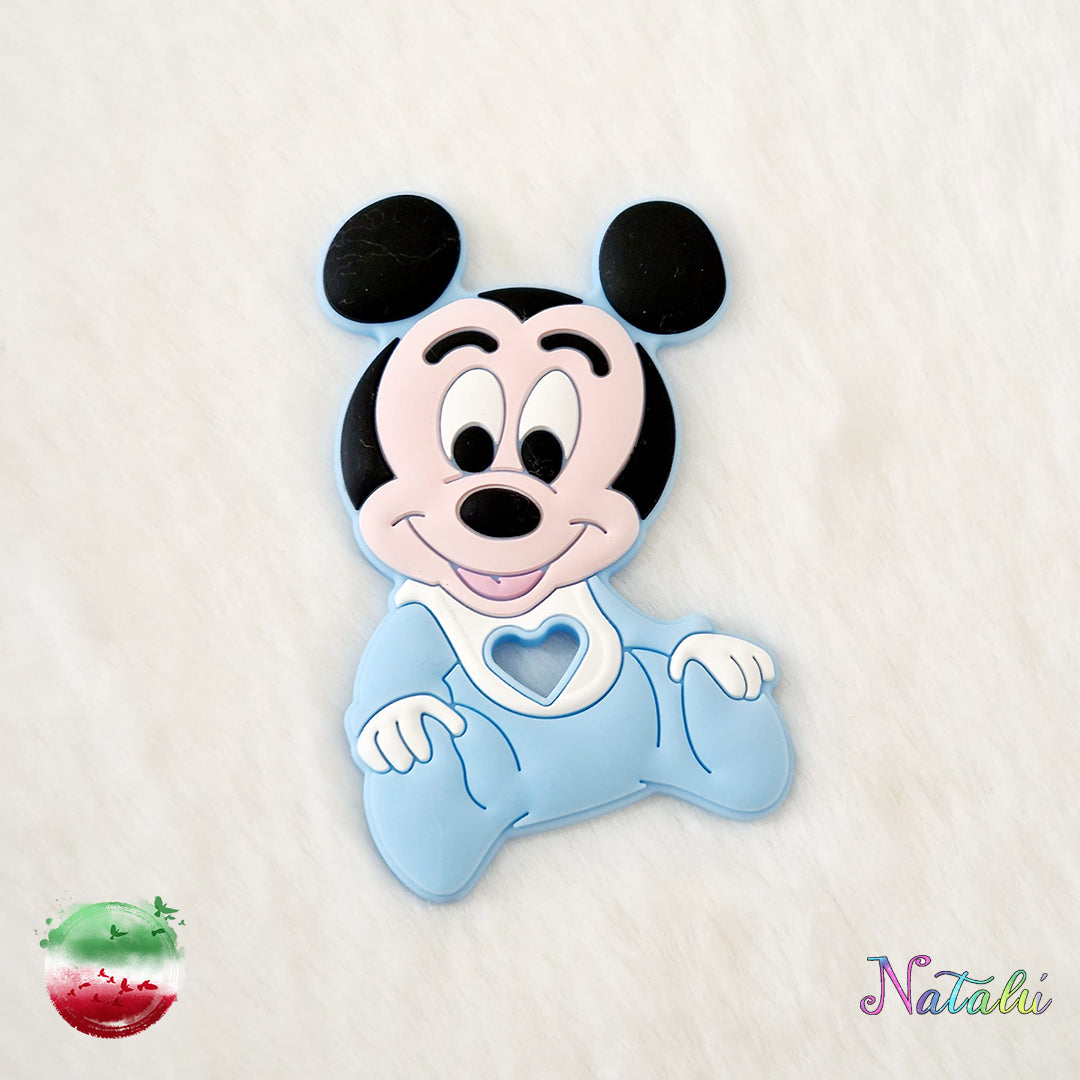 Chaîne de sucette personnalisée Mickey Mouse Baby Blue