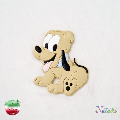 Personalized Pacifier Chain Pluto Cream