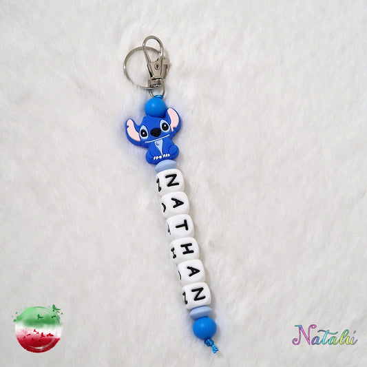 Personalized Stitch Keyring