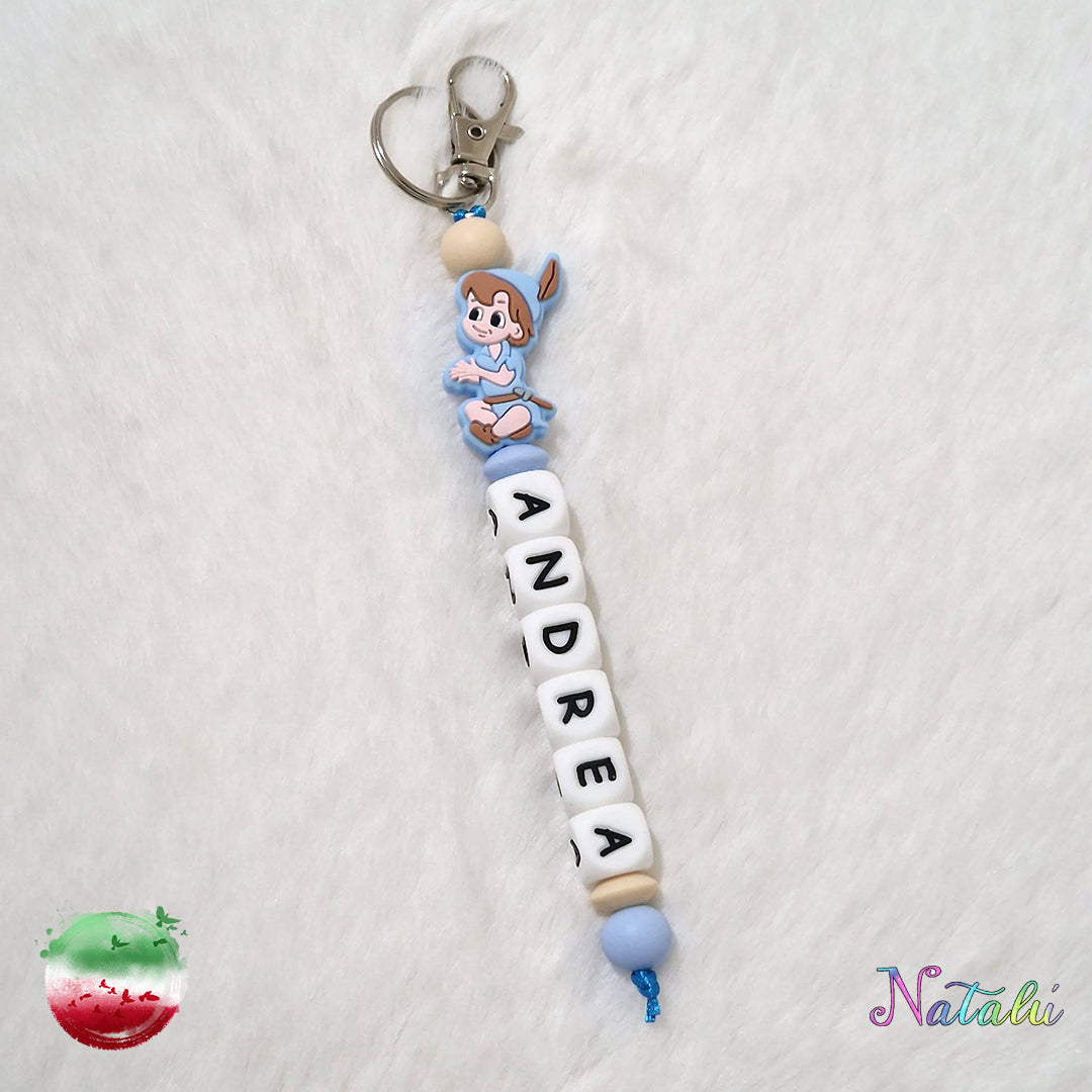 Personalized Peter Pan Keyring