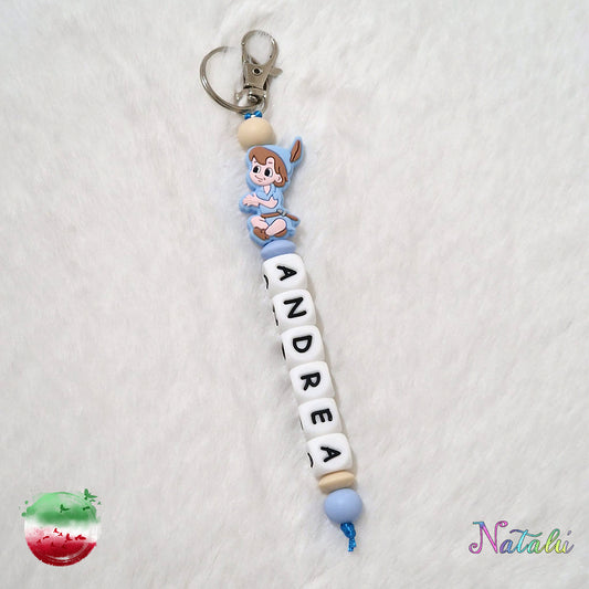 Personalized Peter Pan Keyring