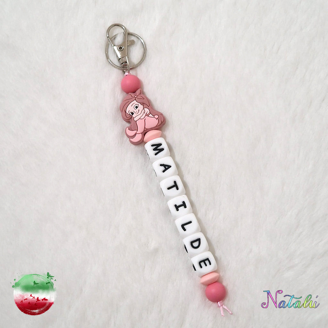 Personalized Ariel Keyring