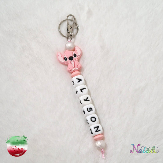 Personalized Angel Keyring