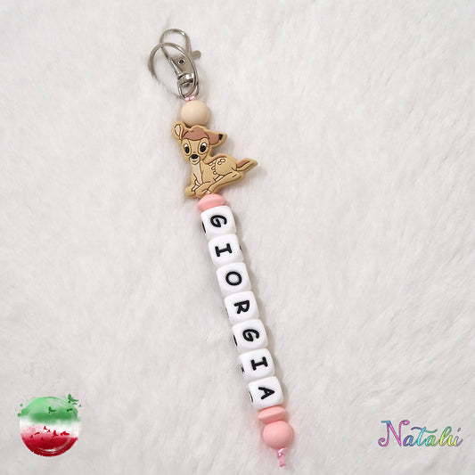 Personalized Bambi Keyring