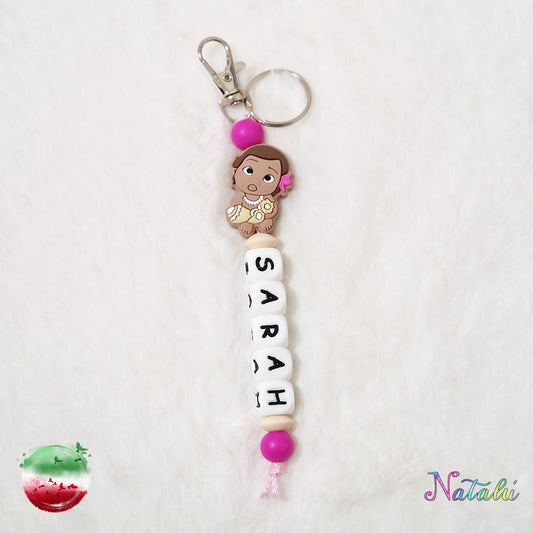 Personalized Vaiana Keyring